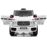 Licensed Mercedes Benz AMG G63 Ride On Car with Remote Control for Kids, Suspension System, Openable Doors, LED Lights, 2 Motors, MP3 Player, New Version