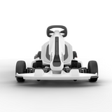 Segway GoKart Kit for Ninebot S/miniPRO Transporter (  Self Balancing Scooter Excluded ), Big Racing Ride on Car Toy  for Kids and Adults, with a LED Armband, White