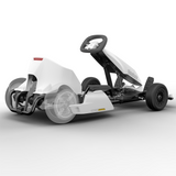 Segway GoKart Kit for Ninebot S/miniPRO Transporter (  Self Balancing Scooter Excluded ), Big Racing Ride on Car Toy  for Kids and Adults, with a LED Armband, White