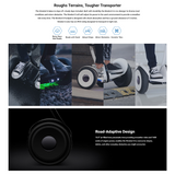 Ninebot S by Segway Smart Self Balancing Transporter 13.7 Mile Range, 10 MPH of Top Speed, 10.5-Inch Pneumatic Air Filled Tires, Mobile App Control, Customizable LED Lights (White)