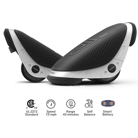 Ninebot by Segway Drift W1 e-Skates Smart Self-Balancing Hovershoes | One Wheel Drift Freeline Roller Skates Hover Board Balance Scooter-7.5mph Max Speed