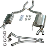 15-17 Ford Mustang GT S/S Chrome Catback Exhaust Muffler System