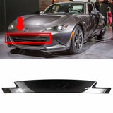 16-22 Mazda MX-5 Miata Front Bumper Air Dam Grille Trim Convertible - Carbon Fiber