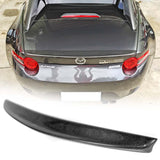 16-18 Mazda MX5 MX-5 Miata 4th D Style Trunk Spoiler - Carbon Fiber