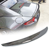 16-22 Mazda MX5 MX-5 Miata 4th Performance Style Trunk Spoiler - Carbon Fiber