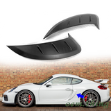 13-16 Porsche 981 GT4 Boxster Cayman GTS Side Fin Vent Scoops Grilles