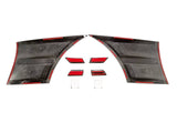 15-17 Ford Mustang 3D Style Front Side Fender Guard Vents