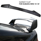 15-18 Subaru WRX STI Sedan Trunk Spoiler Wing Flap Add On Style II - ABS