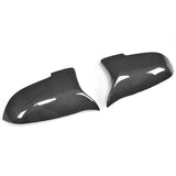 14-16 BMW F07 F10 F11 Side Mirror Cover Pair - Carbon Fiber