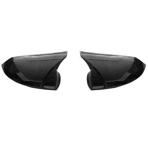 21-22 Hyundai Elantra 4D Rear View Side Mirror Cover - Carbon Fiber Print ABS