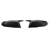 14-22 Infiniti Q50 Q60 Rear View Side Mirror Cover Cap - Carbon Fiber Print