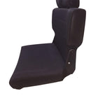 97-06 Jeep Wrangler Rear Seat with 2 Headrests Black PU Faux Leather