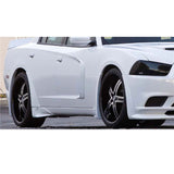 11-15 Dodge Charger EXcept Srt8 Model 2 Piece X Style Door Scoops Unpainted
