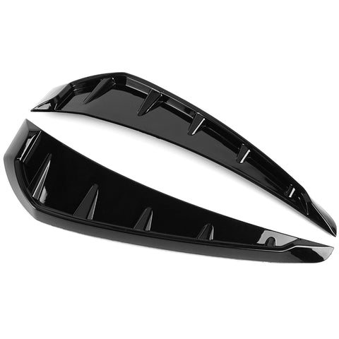 16-18 Honda Civic Type R Style Front Fender Side Vent Duct - Gloss Black