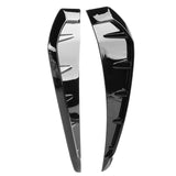 16-18 Honda Civic Type R Style Front Fender Side Vent Duct - Gloss Black
