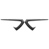 17-23 Tesla Model 3 Side Fender Camera Vent Cover Decor Trim - Gloss Black