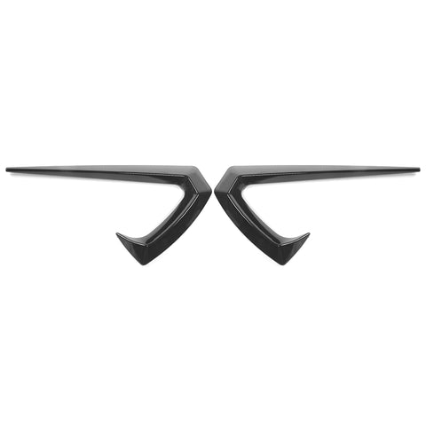 17-23 Tesla Model 3 Side Fender Camera Vent Cover Decor Trim - Gloss Black