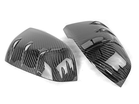 19-23 Toyota GR Supra 5th J29 Coupe Mirror Covers - Dry Carbon Fiber