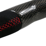 15-19 Subaru WRX Steering Wheel Carbon+Alcantara+Red Stitching+Red Line