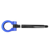 16-20 Chevy Camaro Front Tow Hook Bar Black Pole and Blue Circle - Aluminum