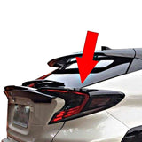 17-18 Toyota C-HR MD 4 Piece Rear Taillight Covers - Carbon Fiber Look
