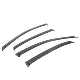 06-13 Chevy Impala 4Dr Sedan Slim Style Window Visors - Smoke Tint Acrylic