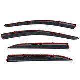 18 UP Chevy Equinox Injection Chrome Trim Window Visor Rain Guard Shade
