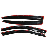 08-14 Dodge Avenger Window Visor Rain Window Shade Visor Dark Smoke 4PC
