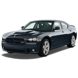 06-10 Dodge Charger Tape On Window Visors