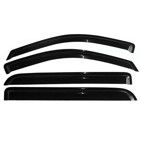 04-08 Ford F150 Supercrew Cab Acrylic Window Visors 4Pc Set