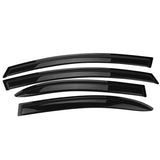 06-11 Honda Civic 4Dr Sedan Tape On Window Visors - Smoke Tint