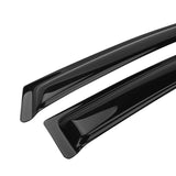 06-11 Honda Civic 4Dr Sedan Tape On Window Visors - Smoke Tint