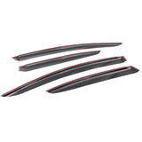 12-15 Honda Civic Sun Rain Guard Shield Slim Window Visor Vent Deflector