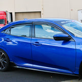 16-18  Honda Civic Hatchback 5Dr Mugen Window Visors Rain Vent Shade Wind