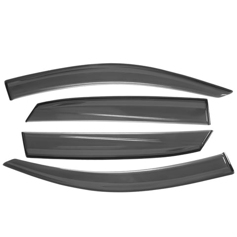 17-21 Honda Civic 10th Gen X HB5 Smoke Acrylic Window Visors Sun Deflector