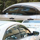 17-21 Honda Civic 10th Gen X HB5 Smoke Acrylic Window Visors Sun Deflector