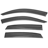 17-21 Honda Civic 10th Gen X HB5 Smoke Acrylic Window Visors Sun Deflector