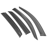 17-21 Honda Civic 10th Gen X HB5 Smoke Acrylic Window Visors Sun Deflector