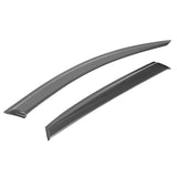 17-21 Honda Civic 10th Gen X HB5 Smoke Acrylic Window Visors Sun Deflector