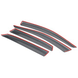 17-21 Honda Civic 10th Gen X HB5 Smoke Acrylic Window Visors Sun Deflector
