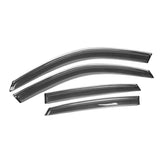 22- Honda Civic Sedan 4DR Acrylic Tape-on Window Visors With Chrome 4PCS