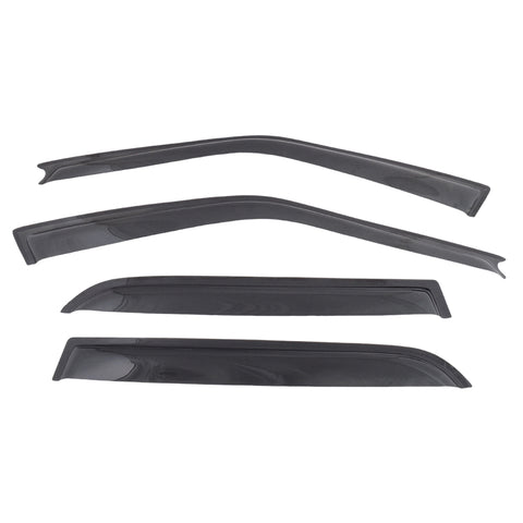 88-91 Honda Civic 4Th Gen 4 Door Sun Window Visor Dark Smoke Slim Style 4Pcs