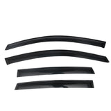 12-16 Honda CRV CR-V SUV Slim Style Tape On Window Visors - Smoke Tint
