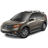 12-16 Honda CRV CR-V SUV Slim Style Tape On Window Visors - Smoke Tint