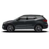13-17 Hyundai Santa Fe Tape On Window Visors - Smoked 4PC