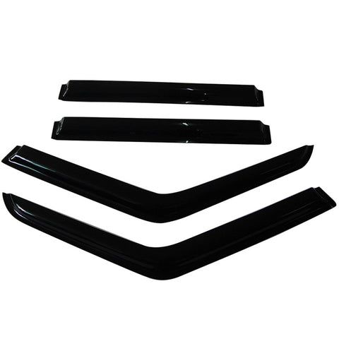 84-01 Jeep Cherokee Sun Window Visors Rain Guard Slim Style