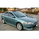 08-17 Mitsubishi Lancer V2 Style Acrylic Window Visors 4Pc Set