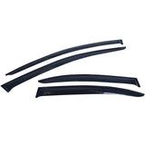 08-17 Mitsubishi Lancer Window Visors Slim Style