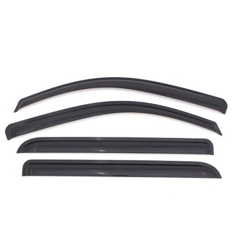 13-18 Mitsubishi Mirage Hatchback Window Visor Guards Vents 4Pcs Set