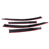 15-18 Nissan Murano Window Visors w/ Chrome Trim 4Pc Set